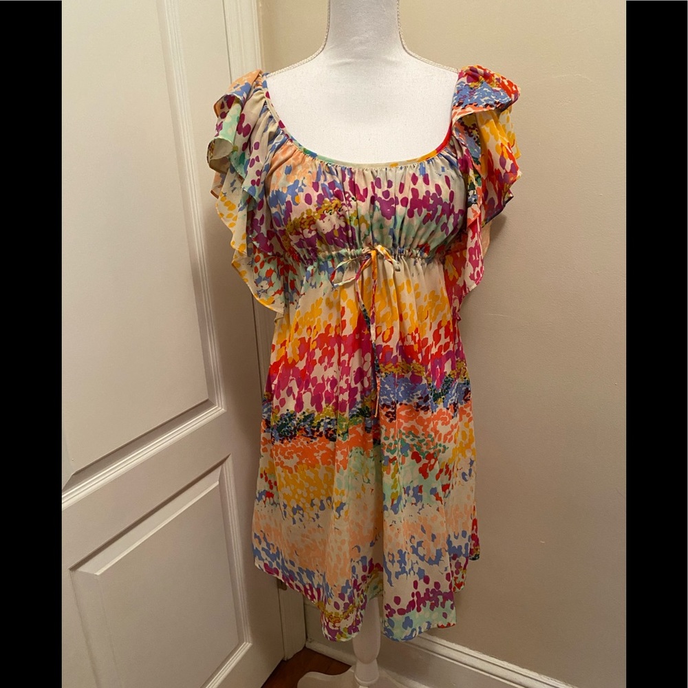 💕Auth💕 Pre-owned H&M size 4 colorful beautiful dress.